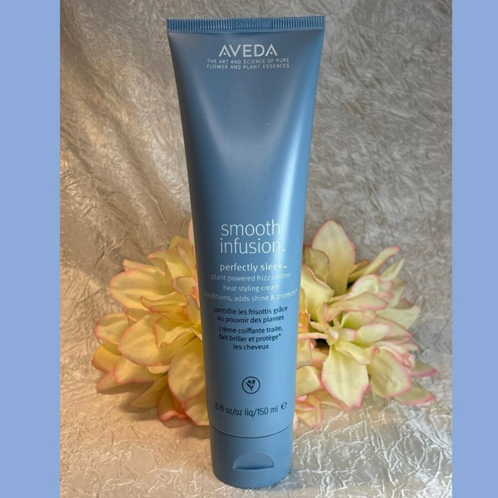 Aveda Smooth Infusion Perfectly Sleek Heat Styling Cream 150ml/5oz Frizz Control